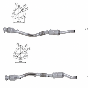 Catalizador A6 derecho+izquierdo