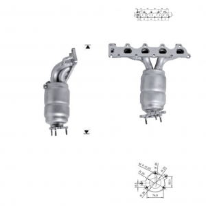 Catalizador OPEL ASTRA 1.6i